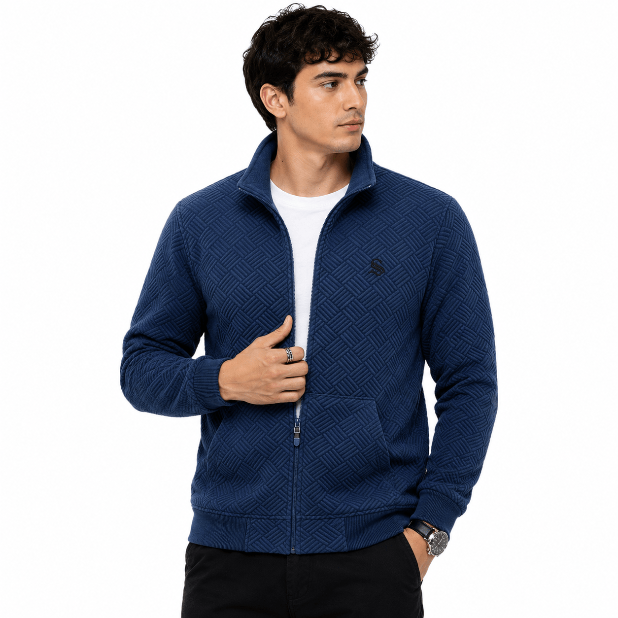 Zob - Long Sleeve Sweatshirt for Men - Sarman Fashion - Wholesale Clothing Fashion Brand for Men from Canada