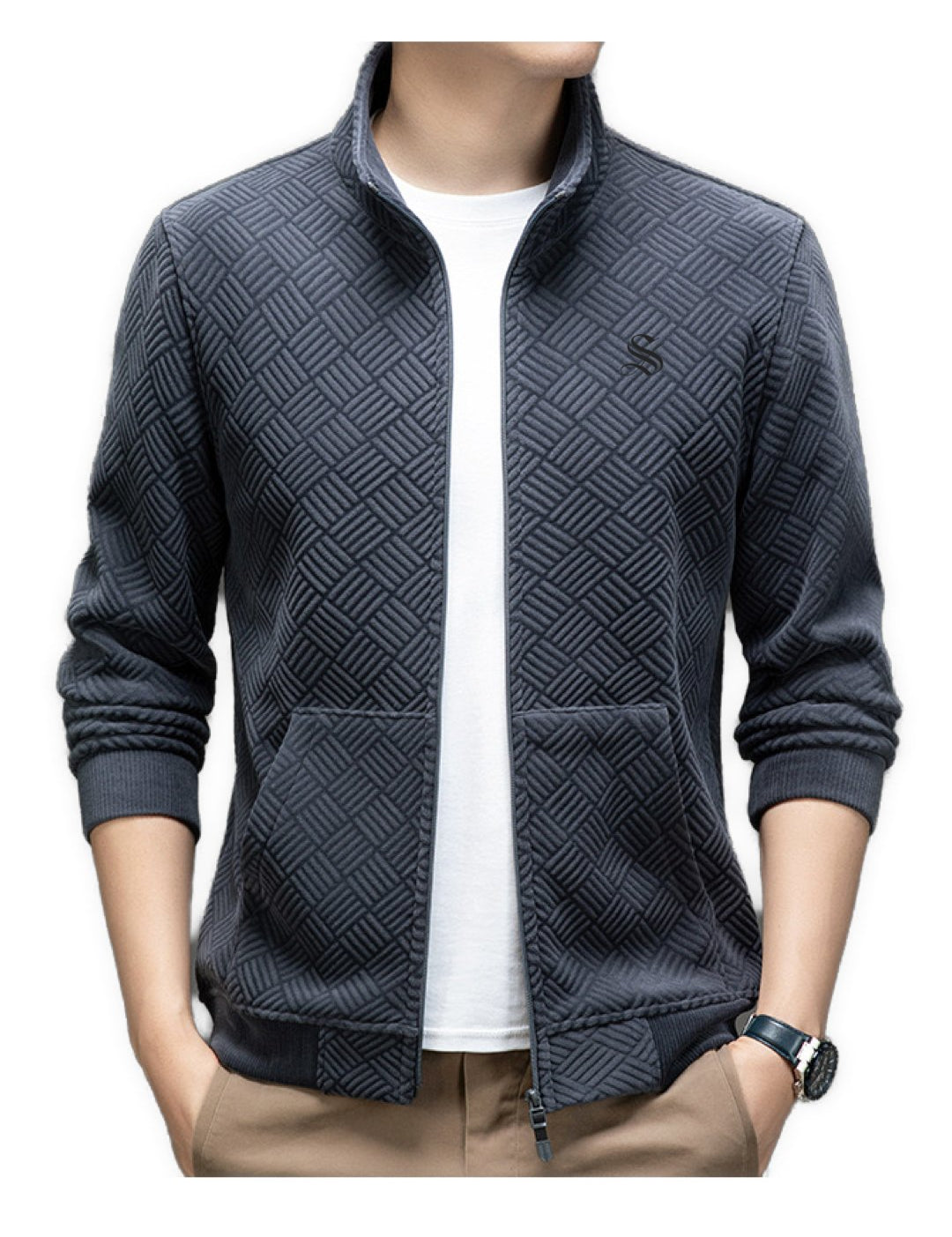 Zob - Long Sleeve Sweatshirt for Men - Sarman Fashion - Wholesale Clothing Fashion Brand for Men from Canada