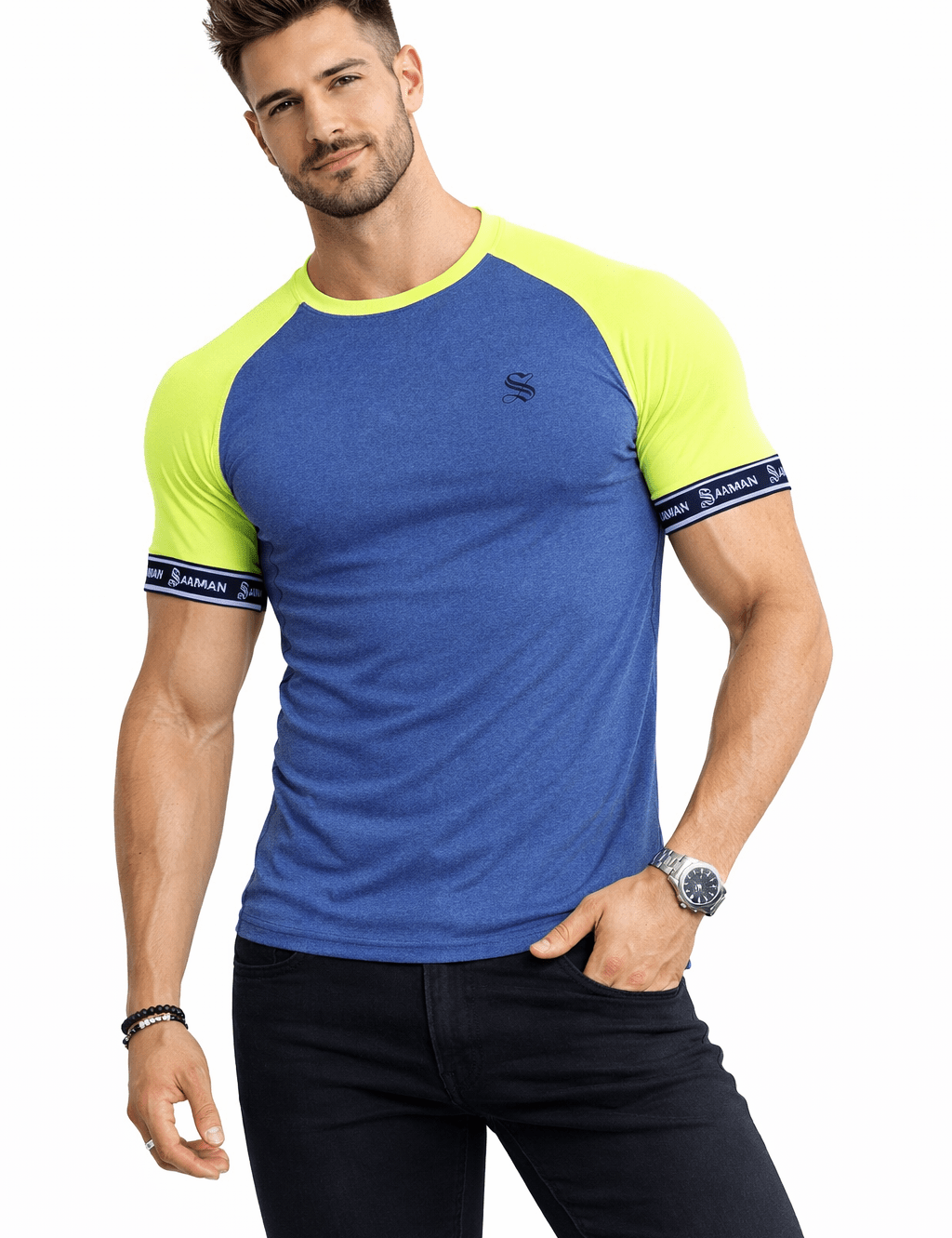 Zonic 10 - T-Shirt with Straps for Men - Sarman Fashion - Wholesale Clothing Fashion Brand for Men from Canada