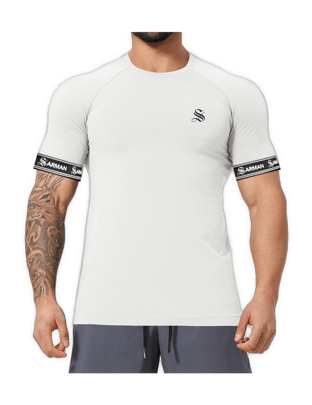 Zonic 13 - T-Shirt with Straps for Men - Sarman Fashion - Wholesale Clothing Fashion Brand for Men from Canada