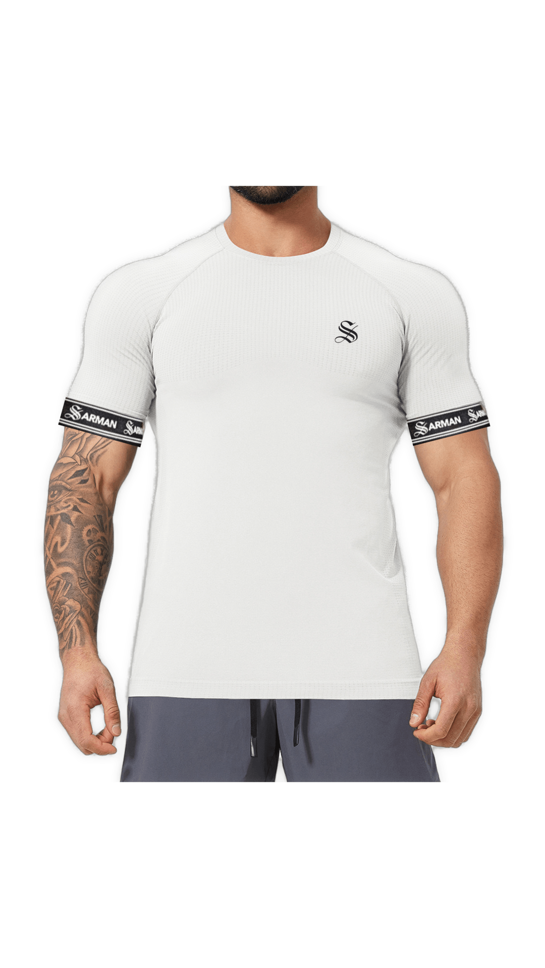 Zonic 13 - T-Shirt with Straps for Men - Sarman Fashion - Wholesale Clothing Fashion Brand for Men from Canada