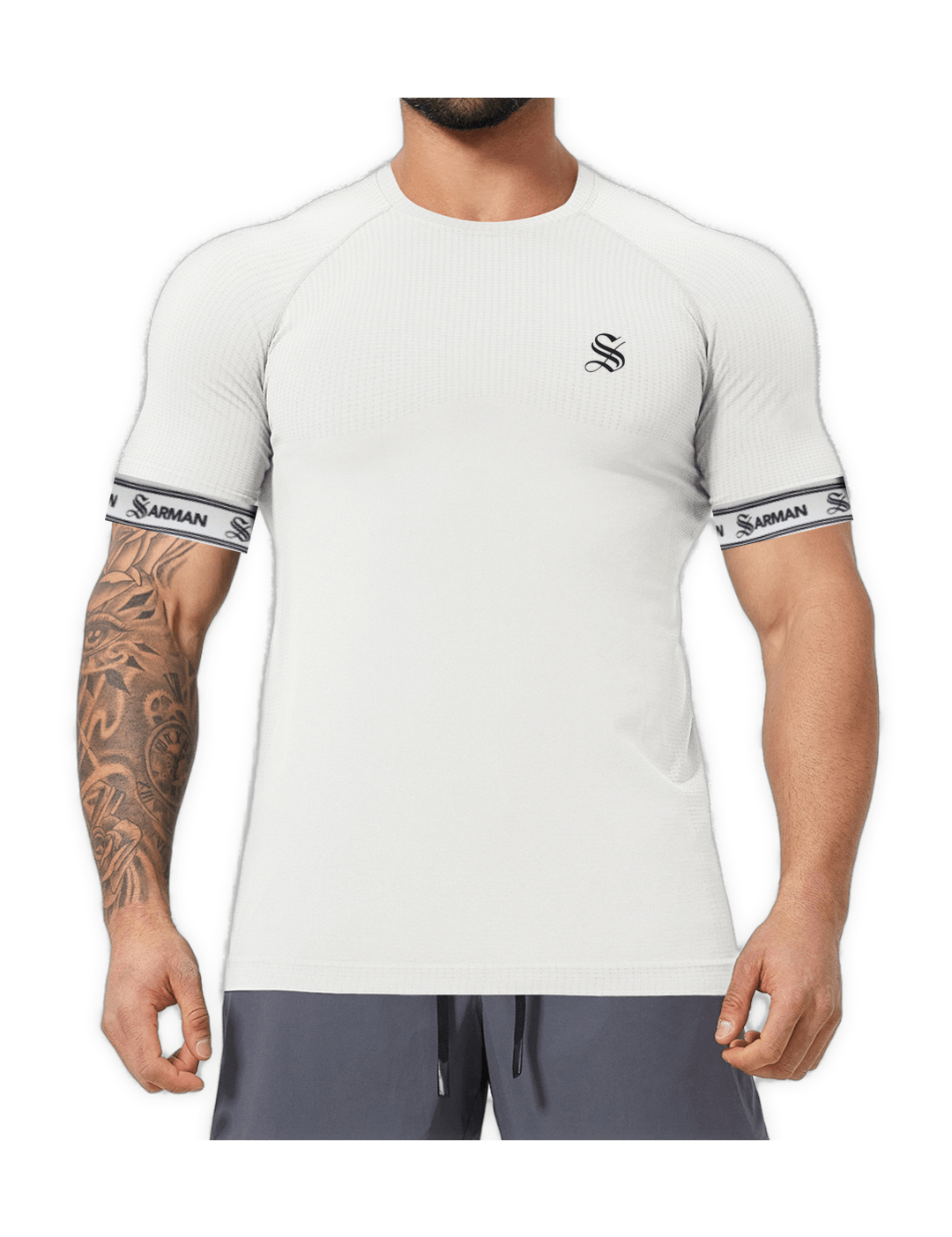 Zonic 13 - T-Shirt with Straps for Men - Sarman Fashion - Wholesale Clothing Fashion Brand for Men from Canada