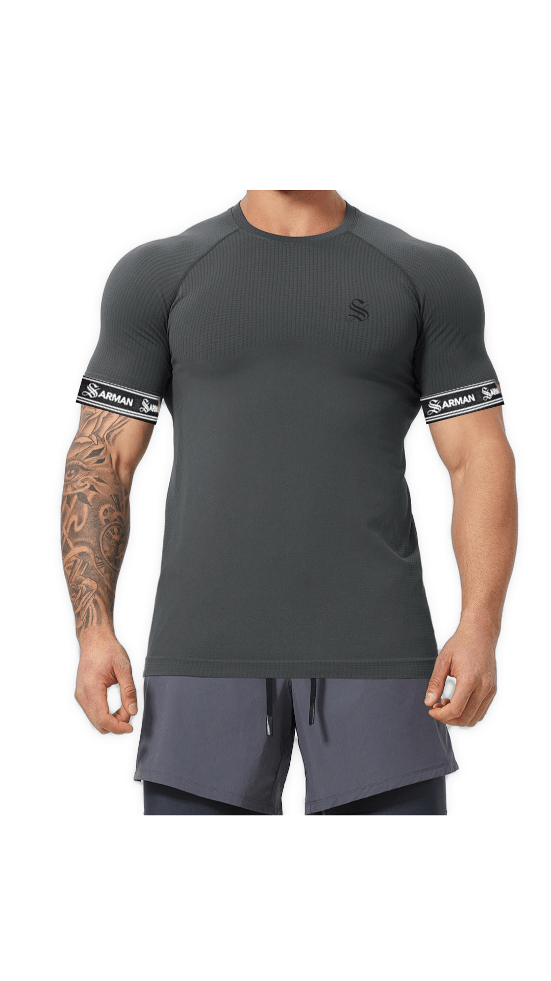 Zonic 15 - T-Shirt with Straps for Men - Sarman Fashion - Wholesale Clothing Fashion Brand for Men from Canada