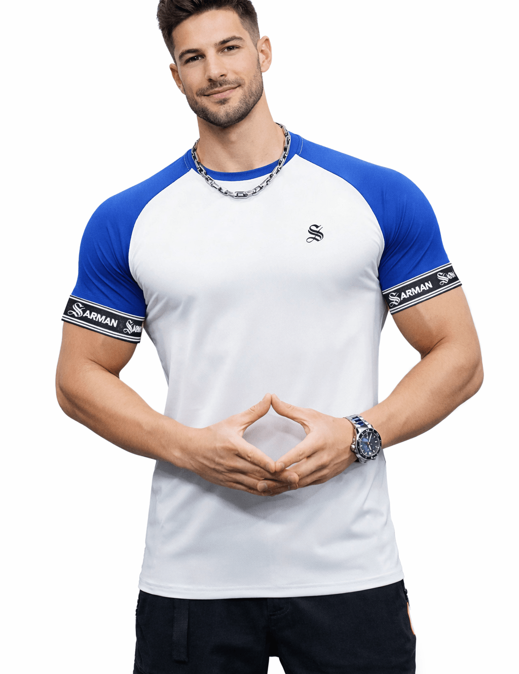 Zonic 17 - T-Shirt with Straps for Men - Sarman Fashion - Wholesale Clothing Fashion Brand for Men from Canada