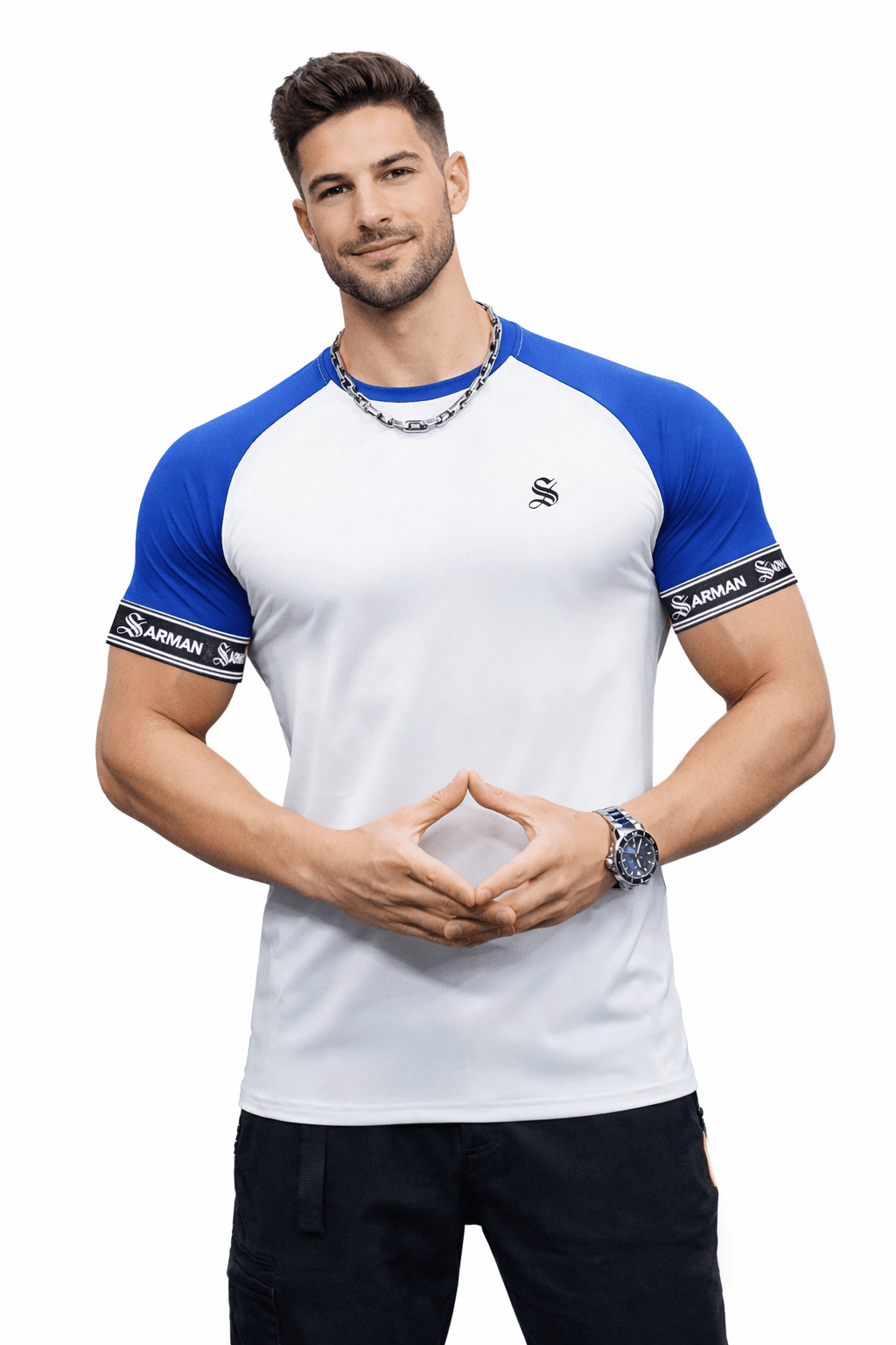 Zonic 17 - T-Shirt with Straps for Men - Sarman Fashion - Wholesale Clothing Fashion Brand for Men from Canada