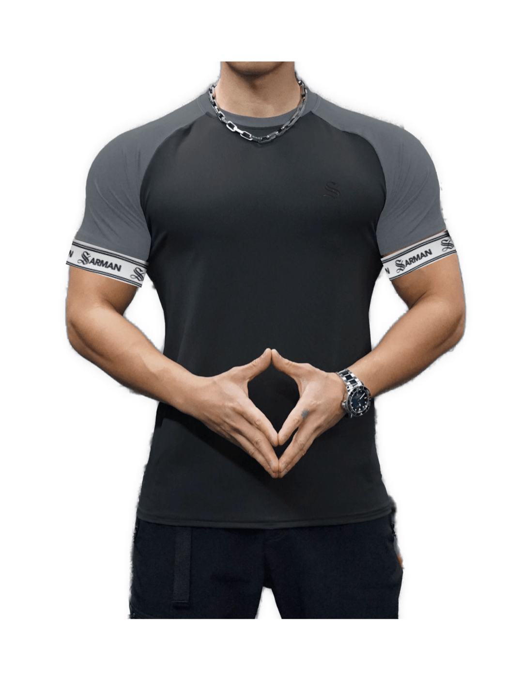 Zonic 18 - T-Shirt with Straps for Men - Sarman Fashion - Wholesale Clothing Fashion Brand for Men from Canada