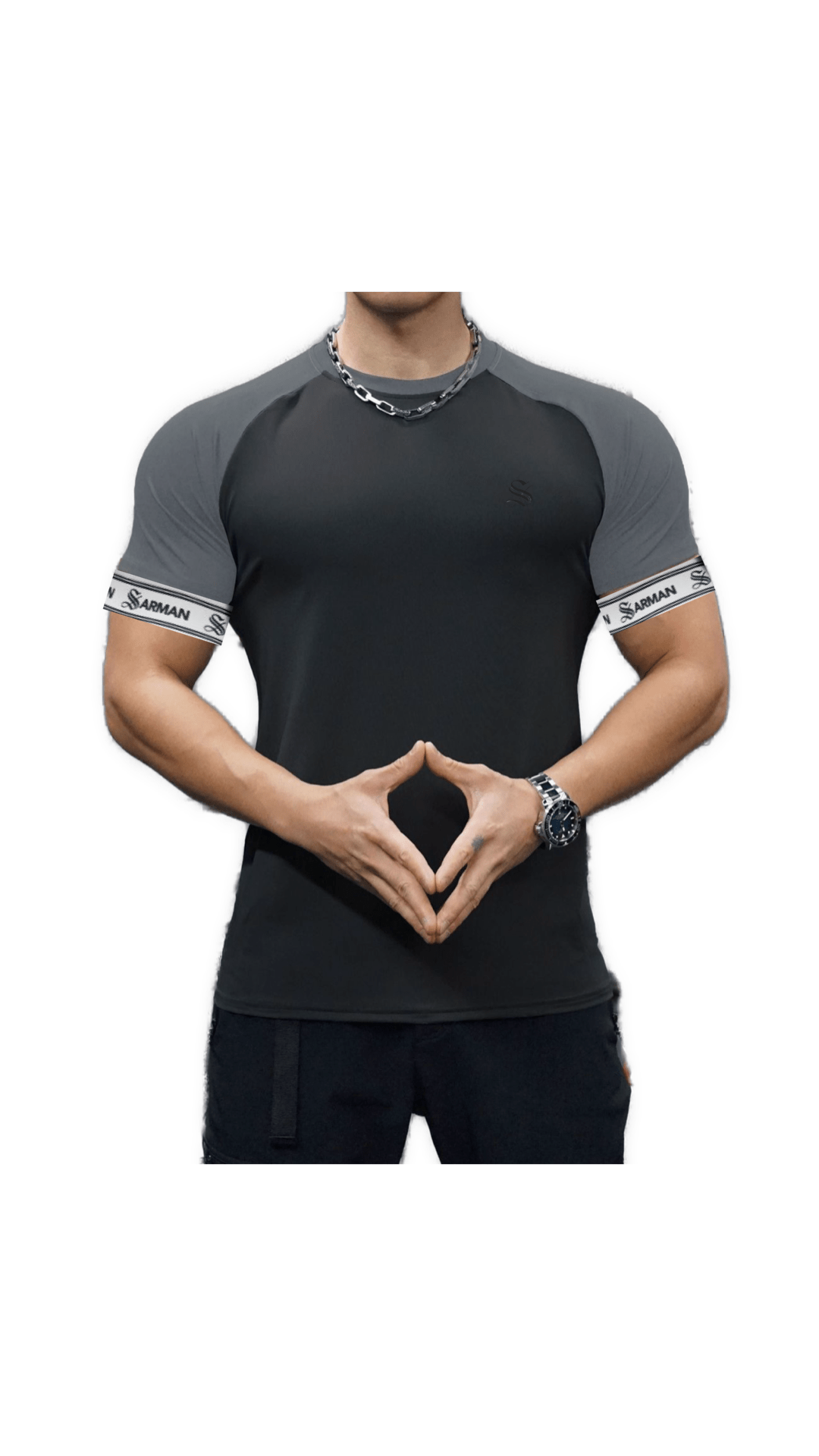 Zonic 18 - T-Shirt with Straps for Men - Sarman Fashion - Wholesale Clothing Fashion Brand for Men from Canada