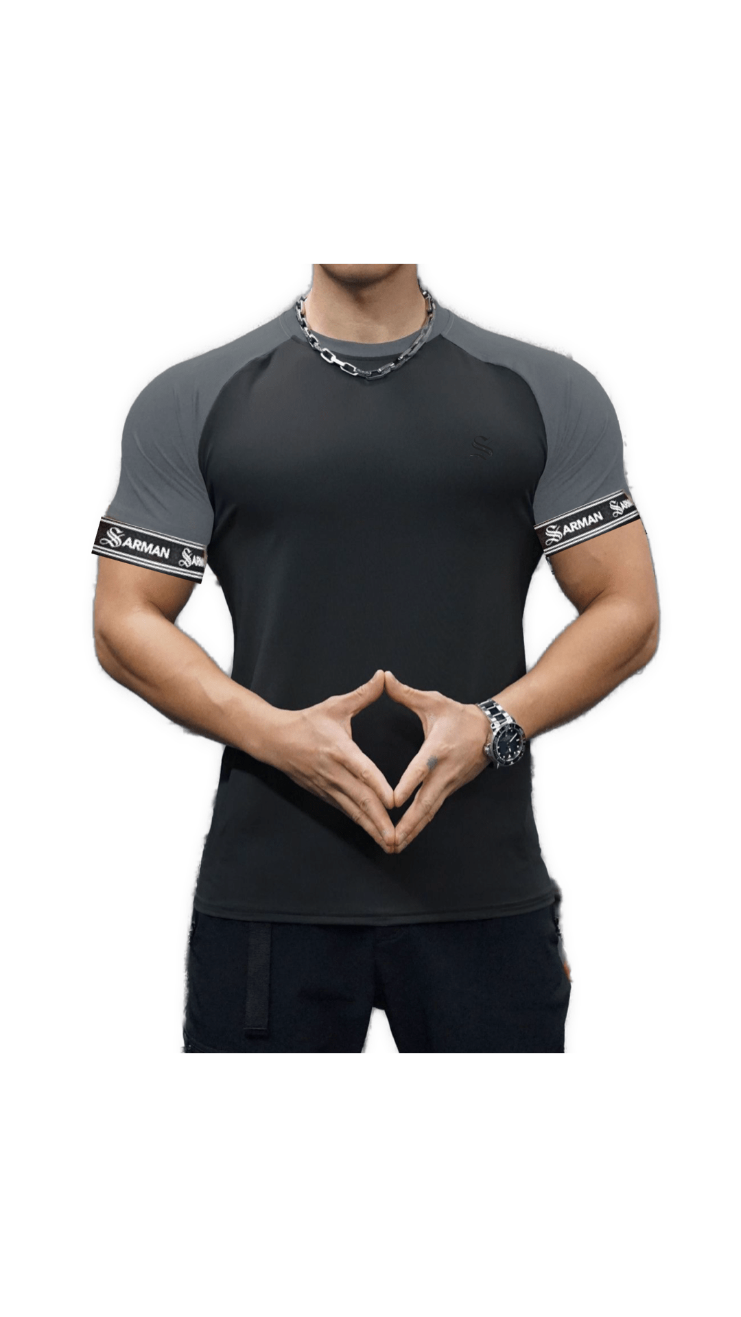 Zonic 18 - T-Shirt with Straps for Men - Sarman Fashion - Wholesale Clothing Fashion Brand for Men from Canada