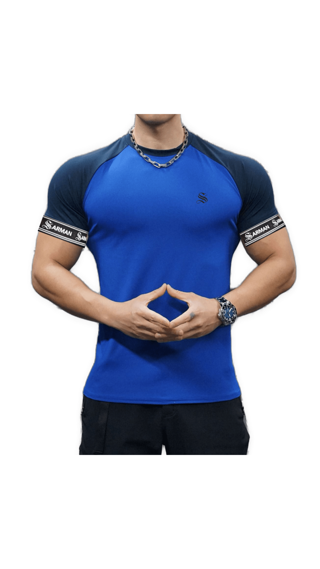 Zonic 19 - T-Shirt with Straps for Men - Sarman Fashion - Wholesale Clothing Fashion Brand for Men from Canada