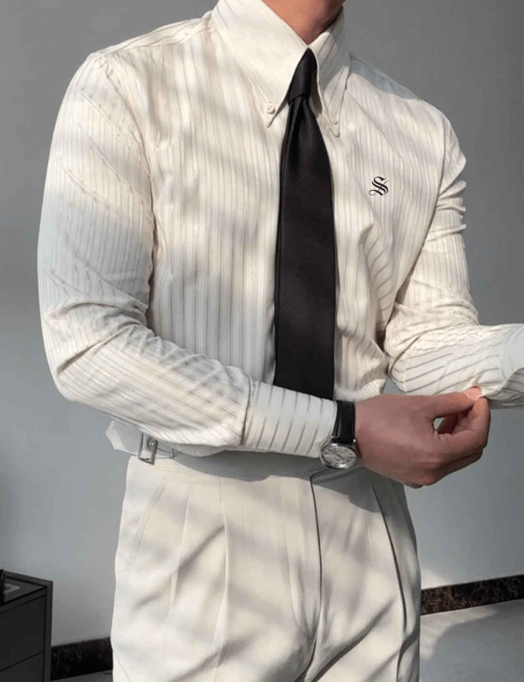 ZOOO 2 - Black Shirt for Men - Sarman Fashion - Wholesale Clothing Fashion Brand for Men from Canada