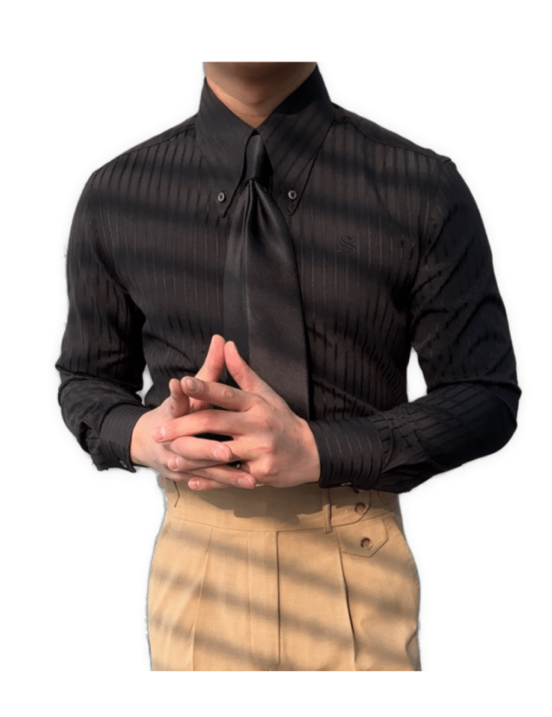 ZOOO 2 - Black Shirt for Men - Sarman Fashion - Wholesale Clothing Fashion Brand for Men from Canada