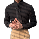 ZOOO 2 - Black Shirt for Men - Sarman Fashion - Wholesale Clothing Fashion Brand for Men from Canada