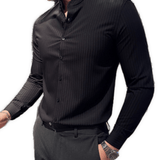 ZOOO - Black Shirt for Men - Sarman Fashion - Wholesale Clothing Fashion Brand for Men from Canada