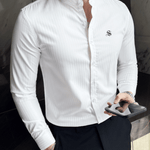 ZOOO - Black Shirt for Men - Sarman Fashion - Wholesale Clothing Fashion Brand for Men from Canada