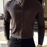 ZOOO - Black Shirt for Men - Sarman Fashion - Wholesale Clothing Fashion Brand for Men from Canada