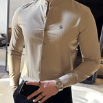 ZOOO - Black Shirt for Men - Sarman Fashion - Wholesale Clothing Fashion Brand for Men from Canada