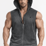 Zopak 2 - Sleeveless Hoodie for Men - Sarman Fashion - Wholesale Clothing Fashion Brand for Men from Canada
