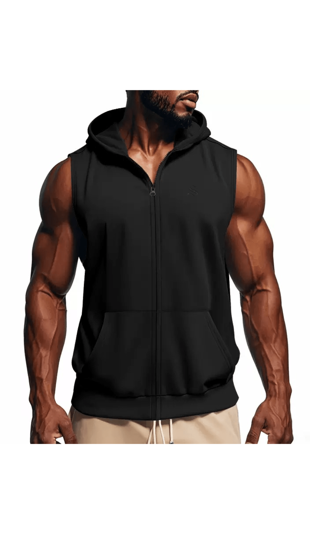Zopak - Sleeveless Hoodie for Men - Sarman Fashion - Wholesale Clothing Fashion Brand for Men from Canada