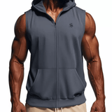 Zopak - Sleeveless Hoodie for Men - Sarman Fashion - Wholesale Clothing Fashion Brand for Men from Canada
