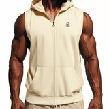 Zopak - Sleeveless Hoodie for Men - Sarman Fashion - Wholesale Clothing Fashion Brand for Men from Canada