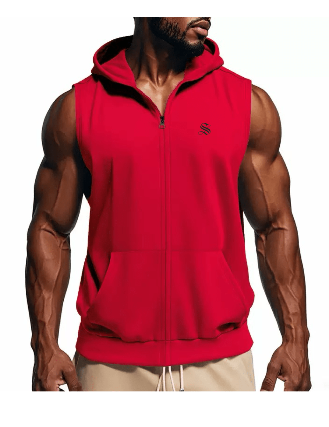 Zopak - Sleeveless Hoodie for Men - Sarman Fashion - Wholesale Clothing Fashion Brand for Men from Canada