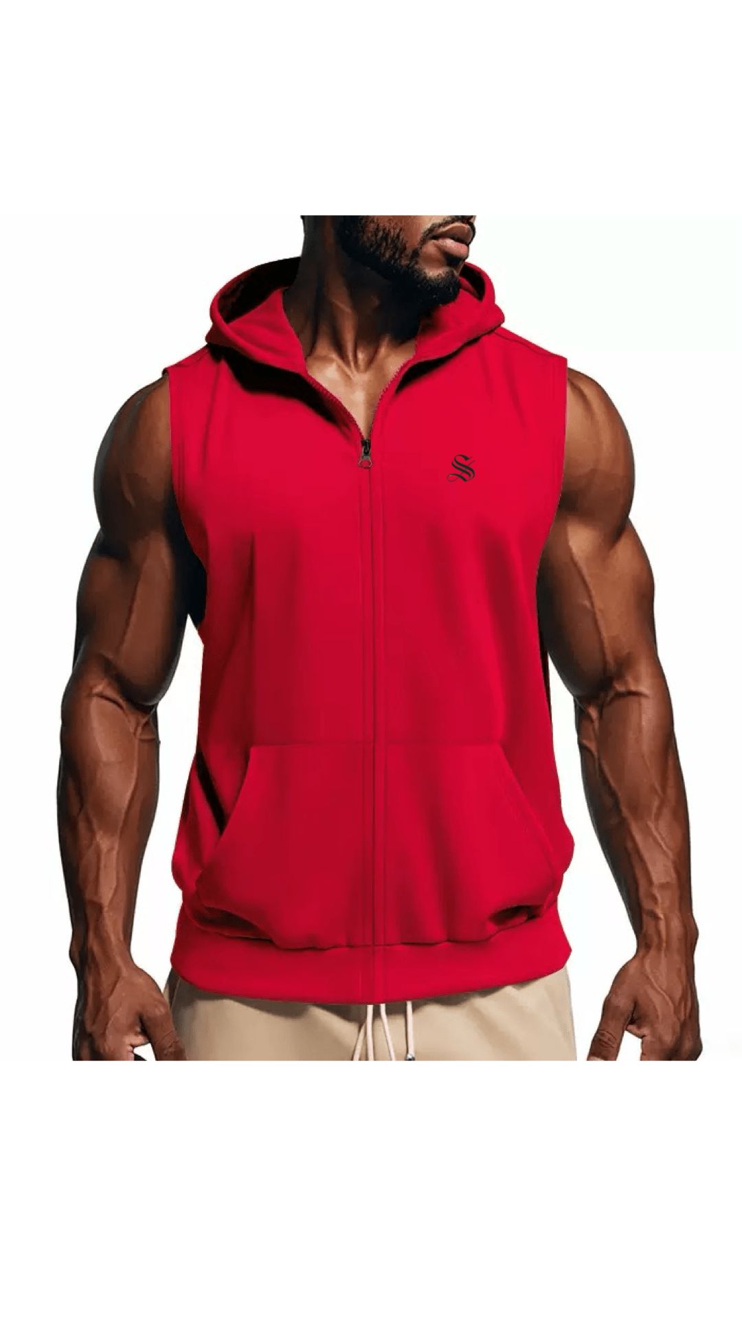 Zopak - Sleeveless Hoodie for Men - Sarman Fashion - Wholesale Clothing Fashion Brand for Men from Canada