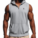 Zopak - Sleeveless Hoodie for Men - Sarman Fashion - Wholesale Clothing Fashion Brand for Men from Canada