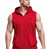 Zopak - Sleeveless Hoodie for Men - Sarman Fashion - Wholesale Clothing Fashion Brand for Men from Canada