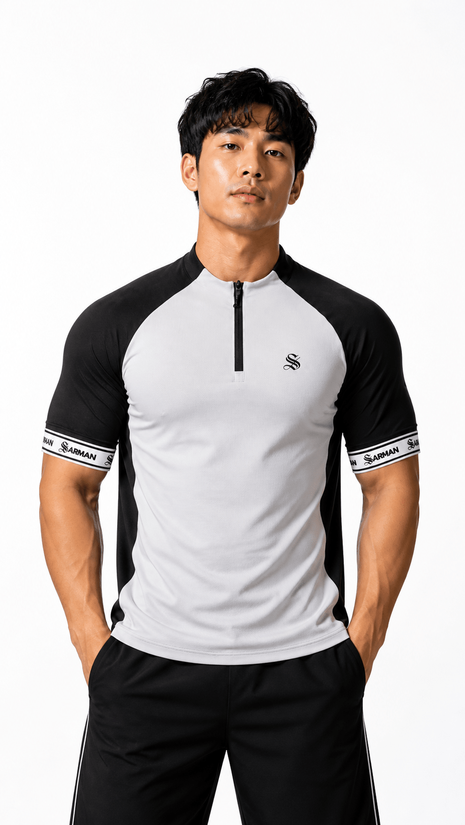 Zumira 4 - T-Shirt With Straps for Men - Sarman Fashion - Wholesale Clothing Fashion Brand for Men from Canada