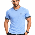 Zuws 15 - T-Shirt with Straps for Men - Sarman Fashion - Wholesale Clothing Fashion Brand for Men from Canada