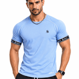 Zuws 15 - T-Shirt with Straps for Men - Sarman Fashion - Wholesale Clothing Fashion Brand for Men from Canada