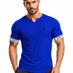 Zuws 16 - T-Shirt with Straps for Men - Sarman Fashion - Wholesale Clothing Fashion Brand for Men from Canada