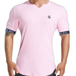 Zuws 17 - T-Shirt with Straps for Men - Sarman Fashion - Wholesale Clothing Fashion Brand for Men from Canada
