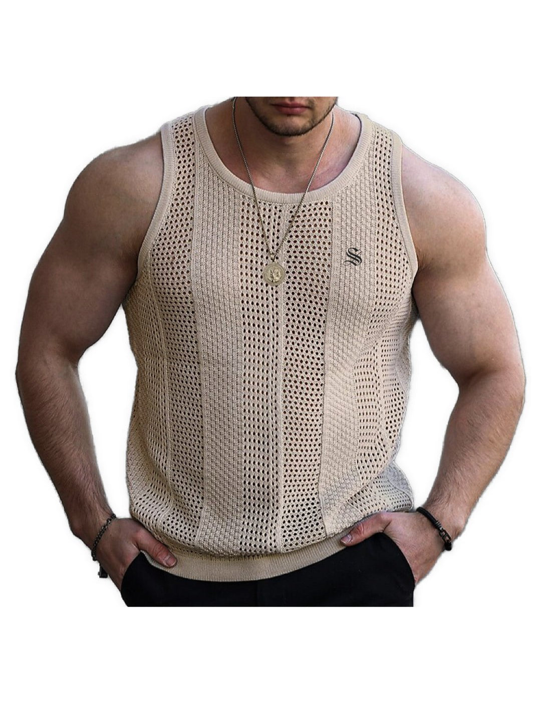 ZZG - Tank Top for Men - Sarman Fashion - Wholesale Clothing Fashion Brand for Men from Canada