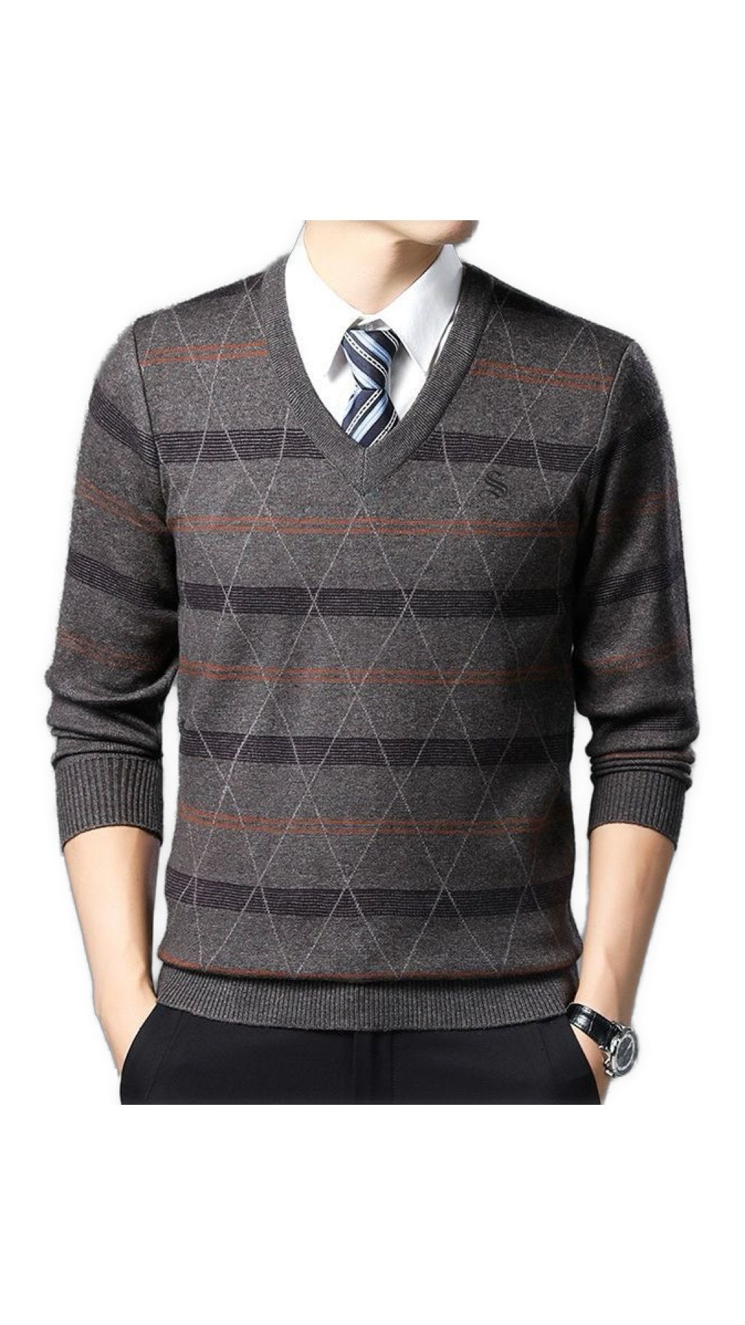 Adidun - Sweater for Men - Sarman Fashion - Wholesale Clothing Fashion Brand for Men from Canada