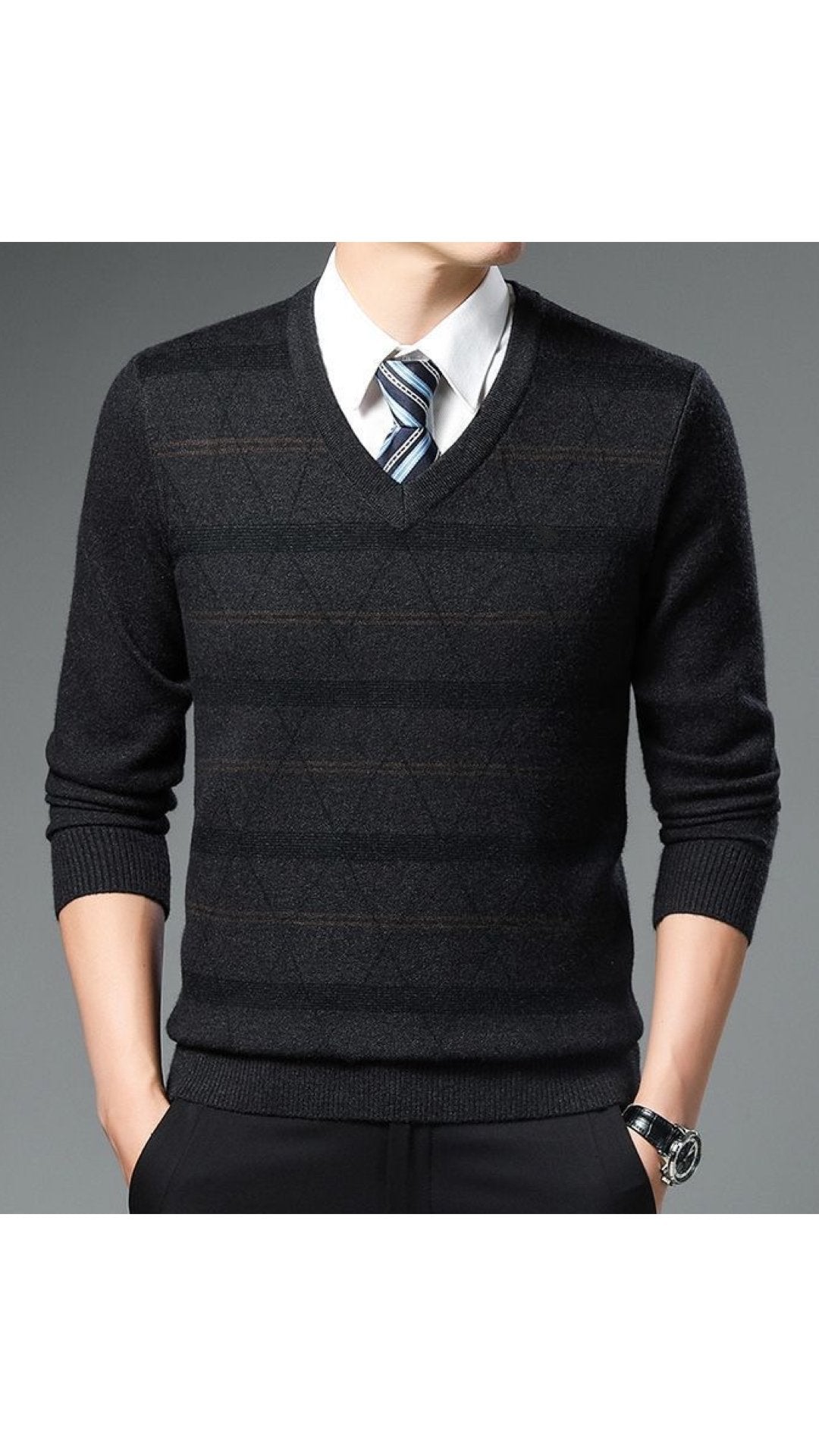 Adidun - Sweater for Men - Sarman Fashion - Wholesale Clothing Fashion Brand for Men from Canada
