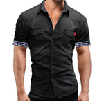 Africa - Short Sleeves Shirt for Men - Sarman Fashion - Wholesale Clothing Fashion Brand for Men from Canada