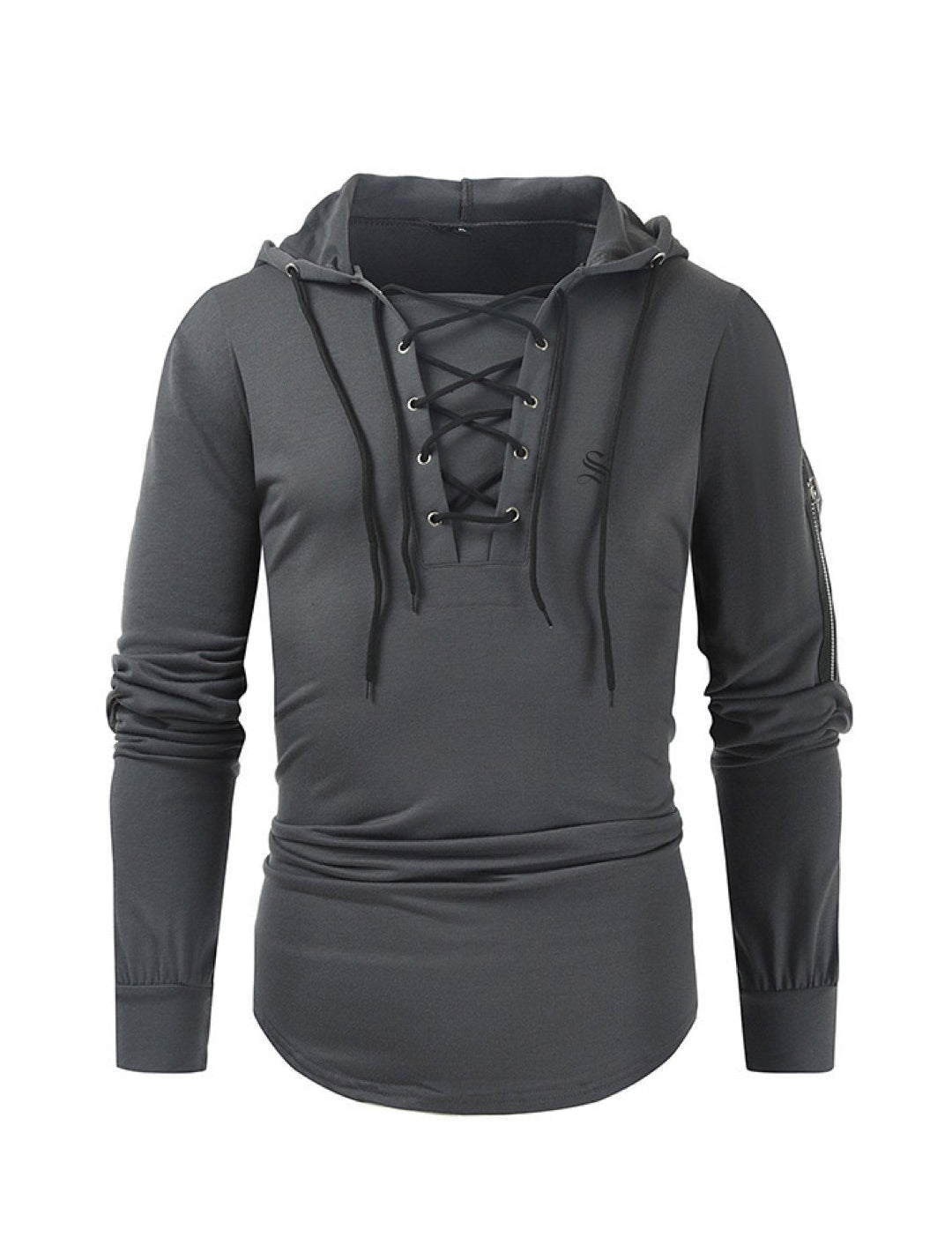 Aikan - Long Sleeve Shirt with Hood for Men - Sarman Fashion - Wholesale Clothing Fashion Brand for Men from Canada