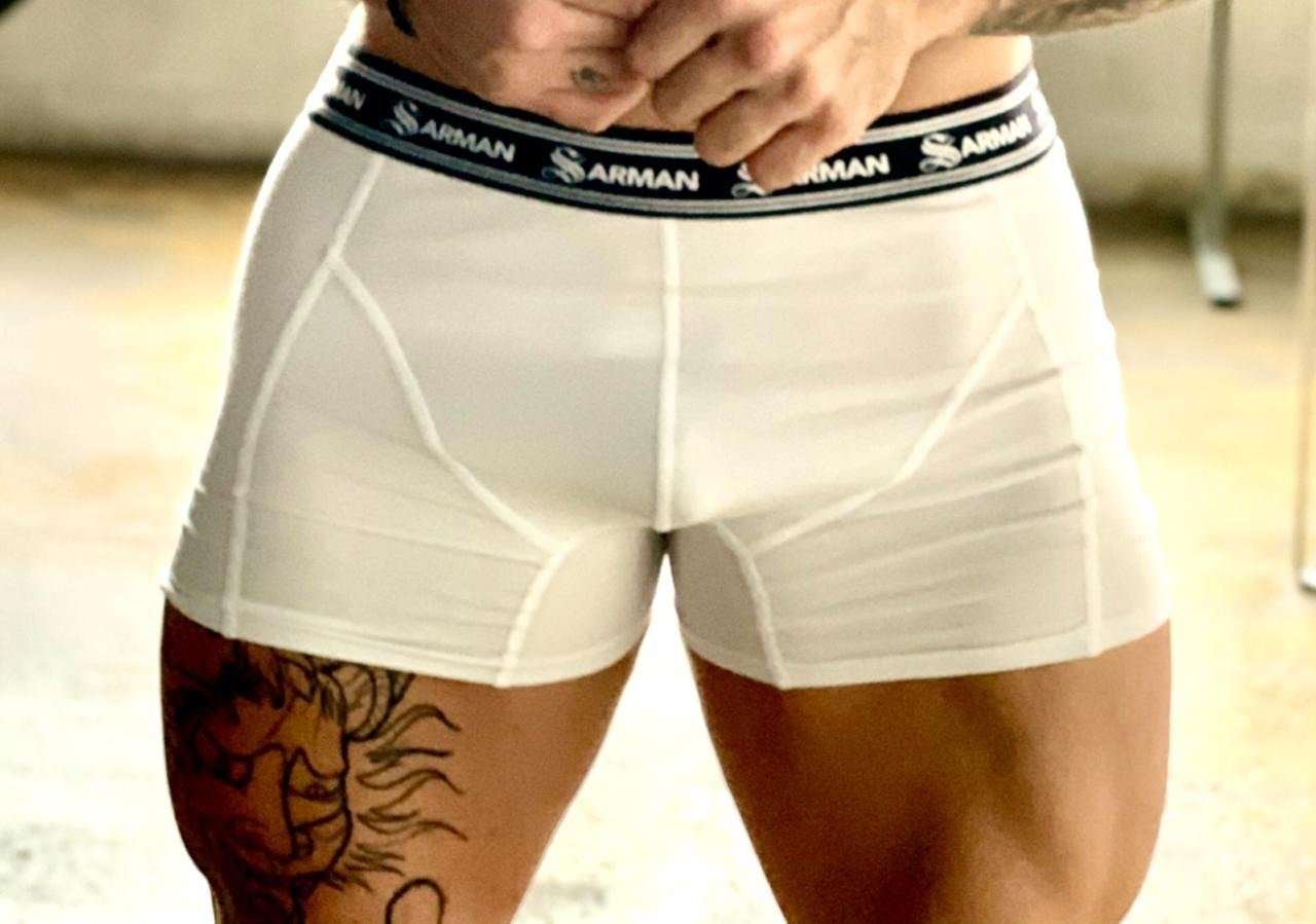 Alabaster - White Underwear for Men (PRE-ORDER DISPATCH DATE 1 JUIN 2021) - Sarman Fashion - Wholesale Clothing Fashion Brand for Men from Canada