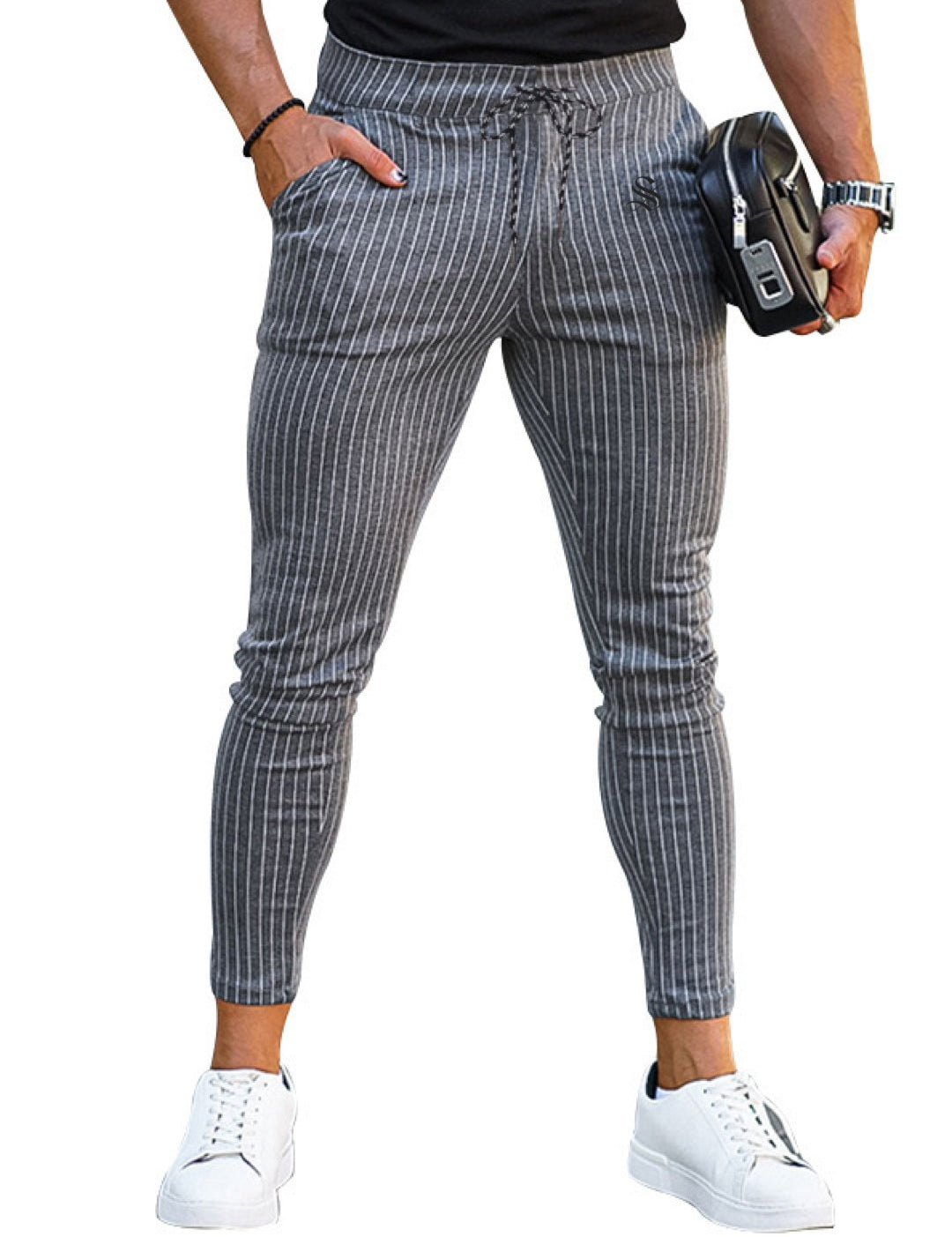 Albino - Joggers for Men - Sarman Fashion - Wholesale Clothing Fashion Brand for Men from Canada