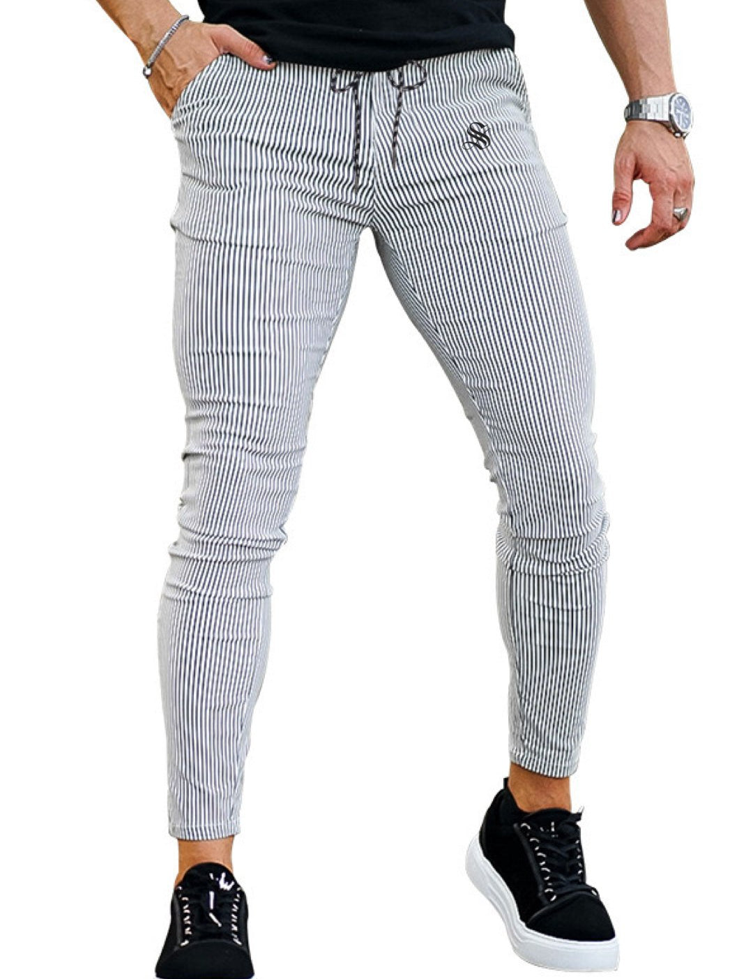 Albino - Joggers for Men - Sarman Fashion - Wholesale Clothing Fashion Brand for Men from Canada