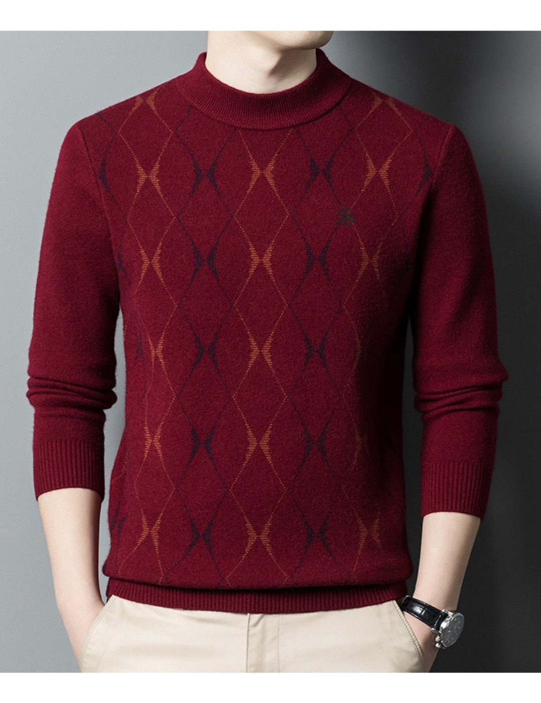 Alinuna - Sweater for Men - Sarman Fashion - Wholesale Clothing Fashion Brand for Men from Canada