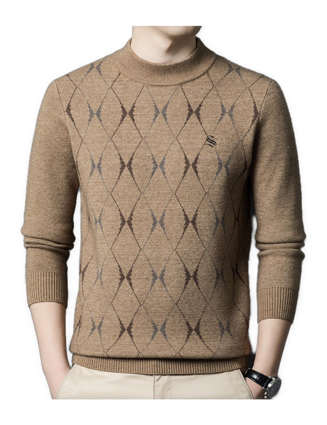 Alinuna - Sweater for Men - Sarman Fashion - Wholesale Clothing Fashion Brand for Men from Canada
