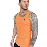 Almanio - Orange Tank Top for Men - Sarman Fashion - Wholesale Clothing Fashion Brand for Men from Canada