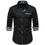 Alovo - Long Sleeves Shirt for Men - Sarman Fashion - Wholesale Clothing Fashion Brand for Men from Canada