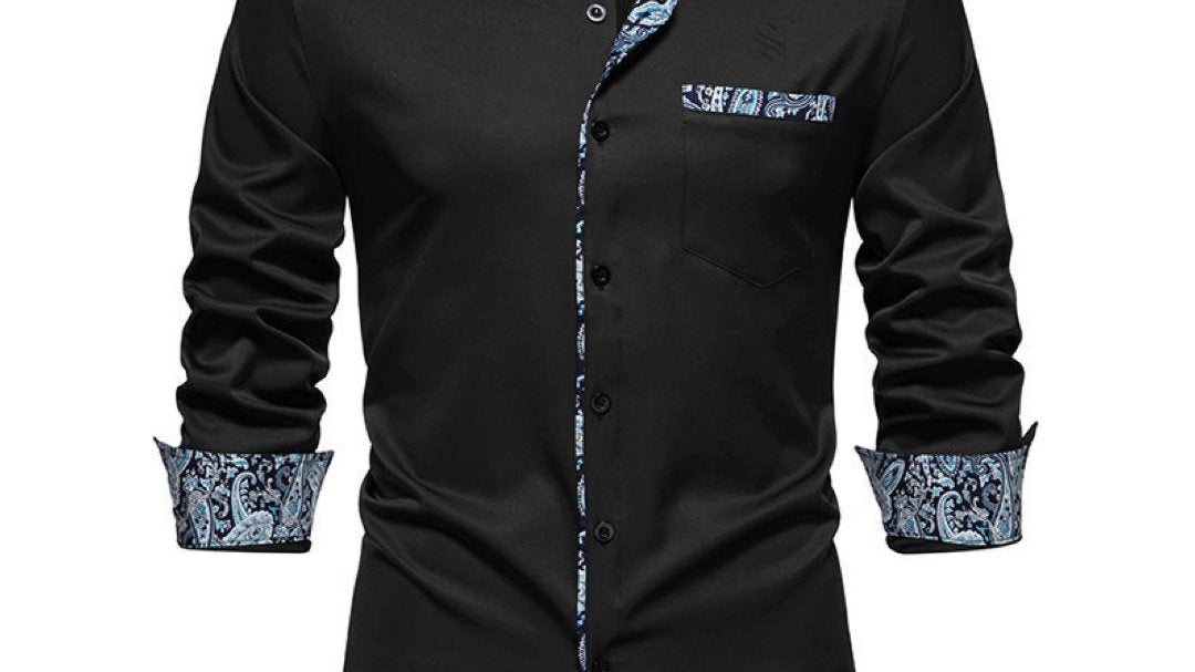 Alovo - Long Sleeves Shirt for Men - Sarman Fashion - Wholesale Clothing Fashion Brand for Men from Canada