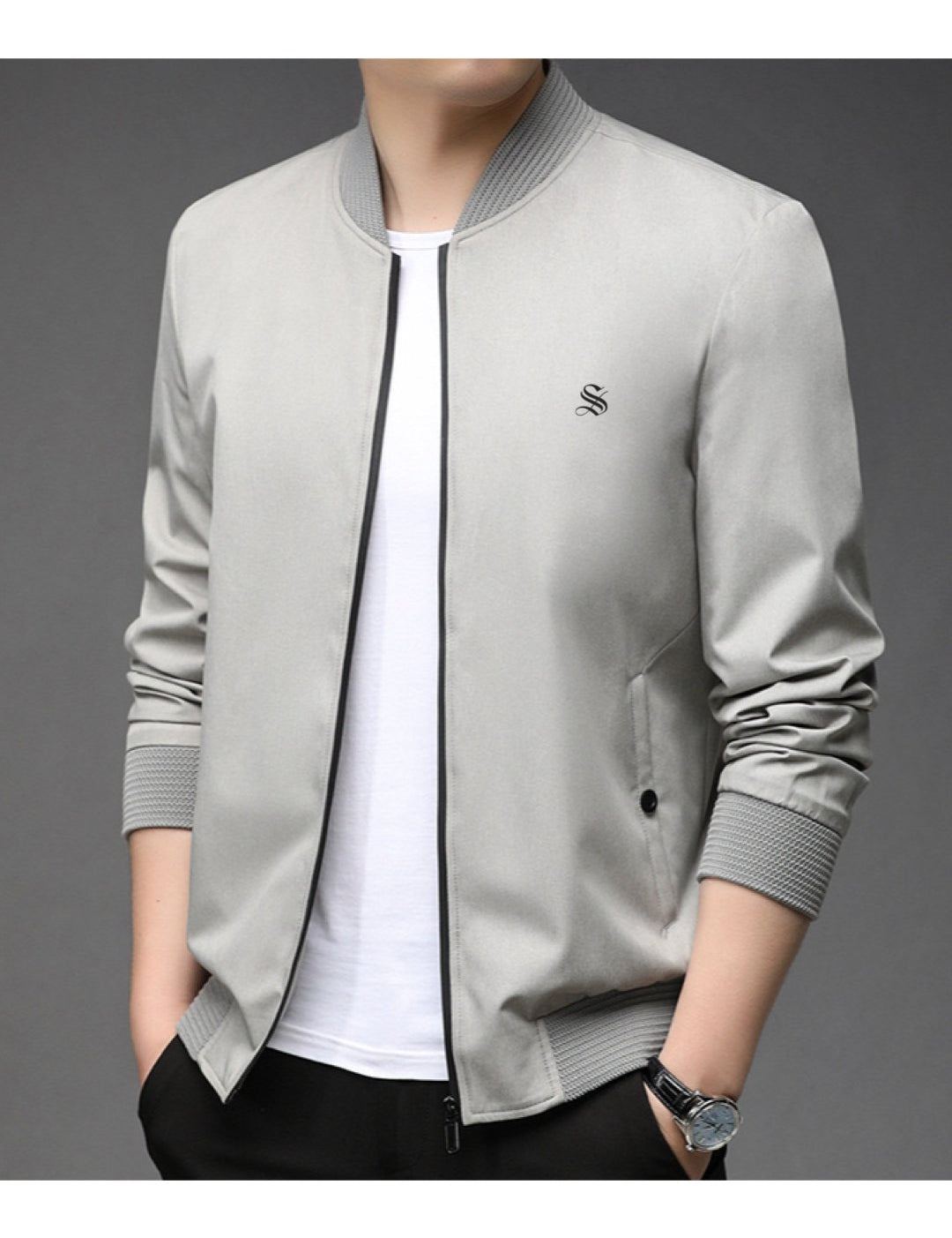 Alpha Male 24 - Long Sleeve Jacket for Men - Sarman Fashion - Wholesale Clothing Fashion Brand for Men from Canada