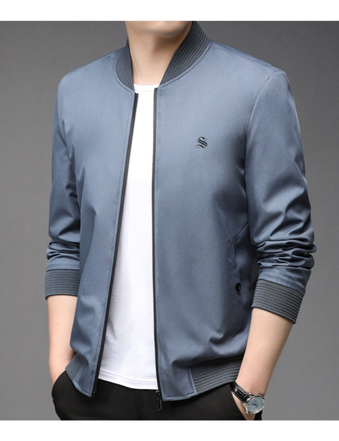 Alpha Male 24 - Long Sleeve Jacket for Men - Sarman Fashion - Wholesale Clothing Fashion Brand for Men from Canada