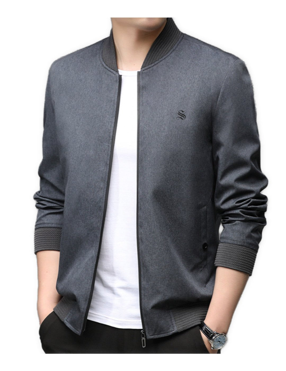 Alpha Male 24 - Long Sleeve Jacket for Men - Sarman Fashion - Wholesale Clothing Fashion Brand for Men from Canada