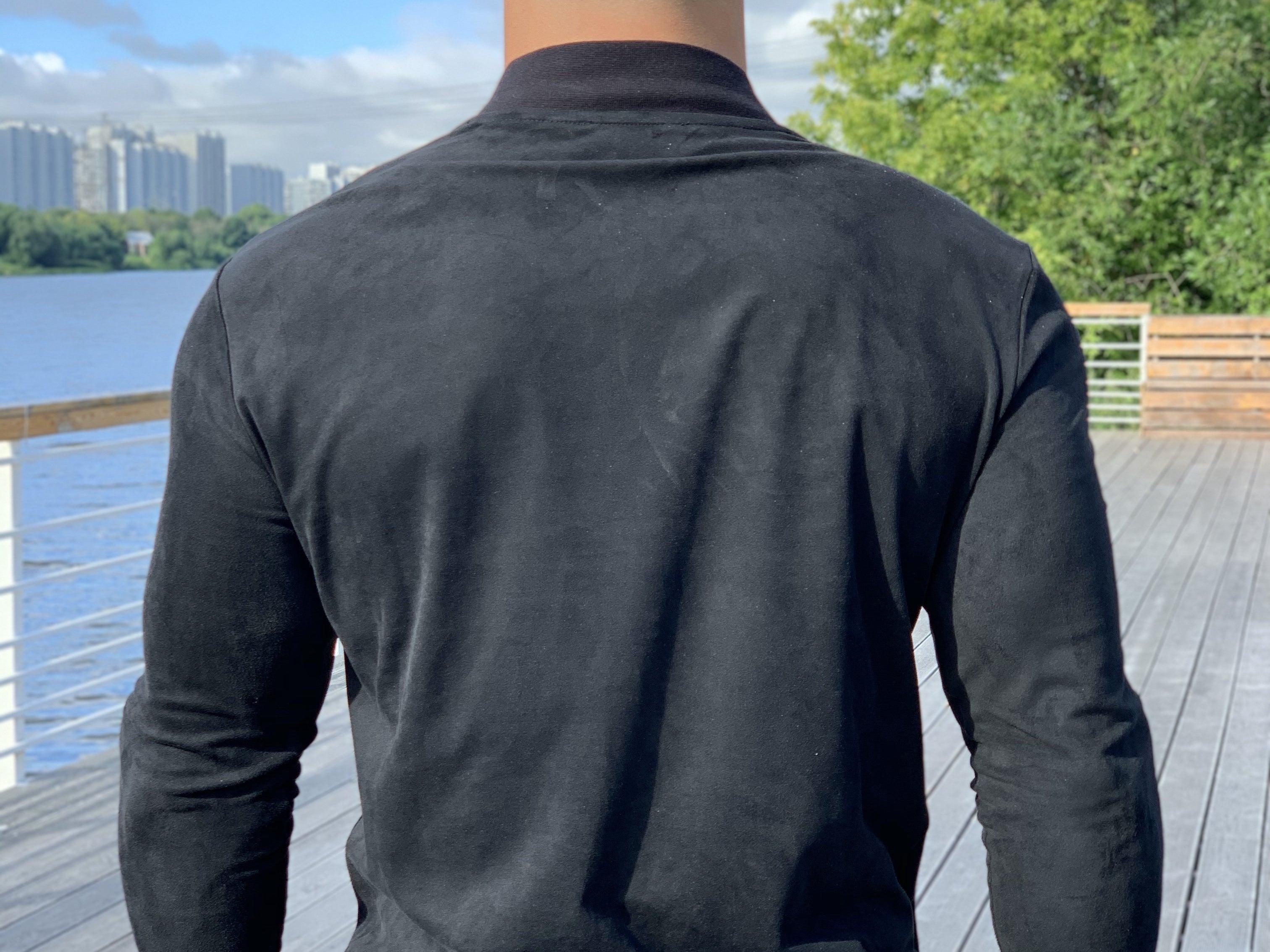 Alpha Male - Black Long Sleeve Sweatshirt for Men (PRE-ORDER DISPATCH DATE 25 SEPTEMBER) - Sarman Fashion - Wholesale Clothing Fashion Brand for Men from Canada